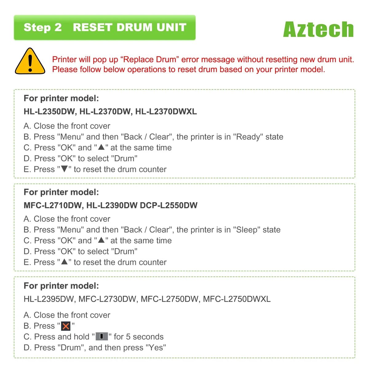 DR730 Drum Unit Compatible for Brother DR-730 Use on HL-L2395DW HL-2370DW HL-2390DW MFC-L2690DW MFC-L2710DW MFC-L2717DW MFC-L2750DW DCP-2550DW Printer (Black, 3-Pack)