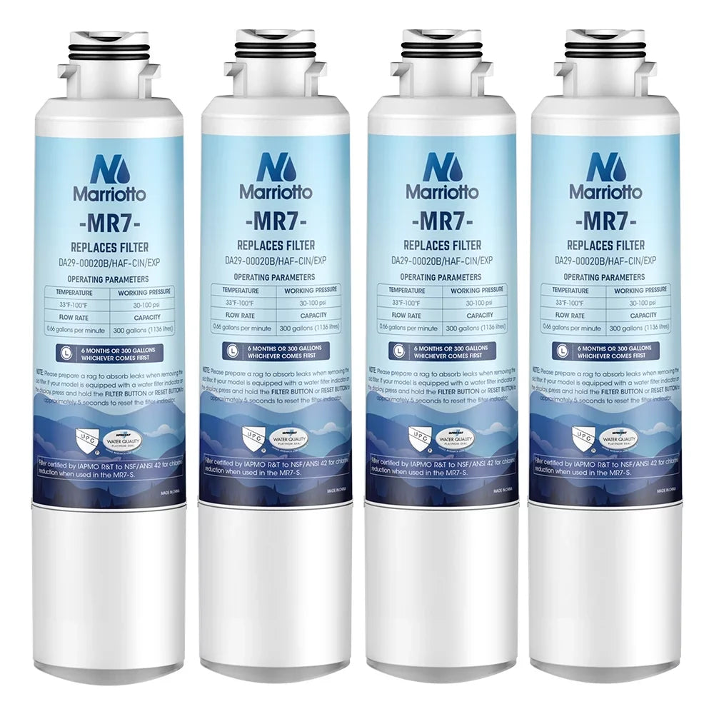 MARRIOTTO DA29-00020B Replacement Liquid Filter for DA29-00020B, HAF-CIN/EXP, RF4267HARS, 4 Pack