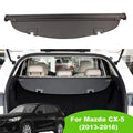Fit Mazda CX-5 2013 2014 2015 2016 Black Retractable Cargo Cover for Mazda CX-5 2013-2016 SUV Accessory Rear Trunk Area Privacy Shield Shade Cover With Rebounding Plastic