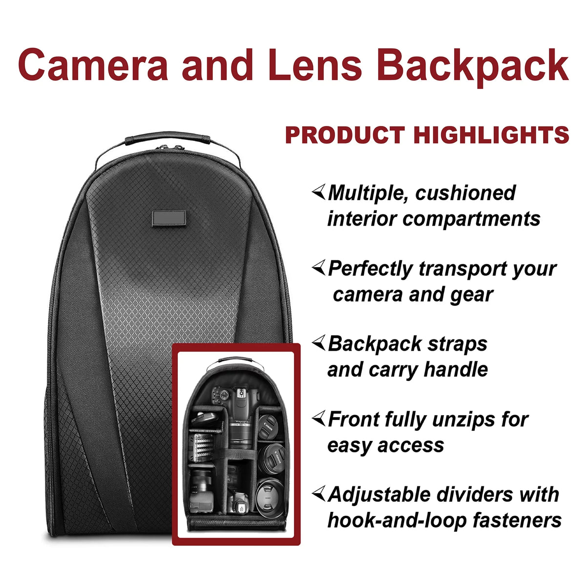 Alpha a6400 Mirrorless Digital Camera with E PZ 16-50mm + E 55-210mm OSS Lens + 2 Pack SanDisk 128GB Card + Backpack + ZeeTech Accessory Bundle