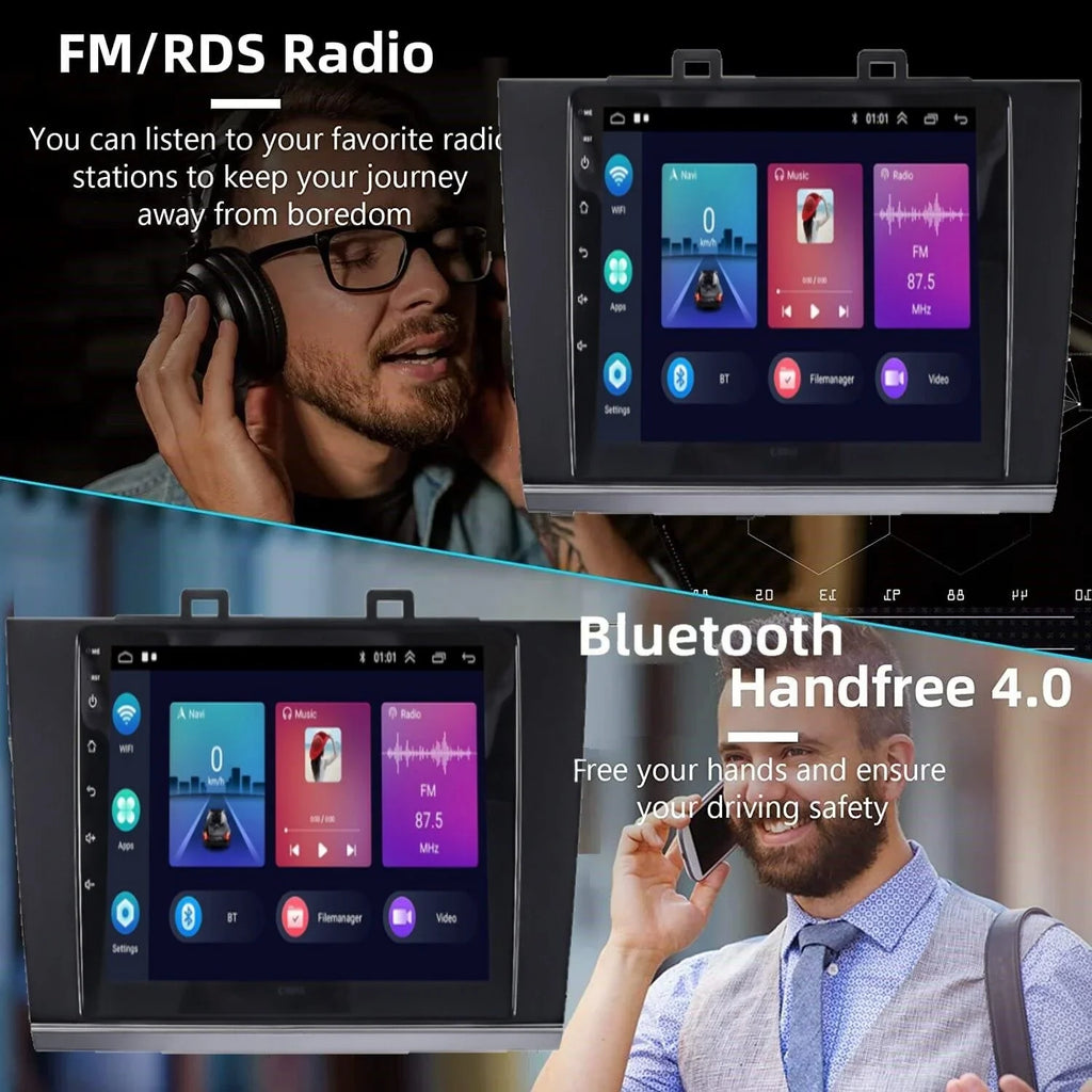 Upgrade Your Subaru Legacy Outback with Android Carplay GPS 9IN Monitor Optimize Daily Commutes High-Quality Audio Streaming