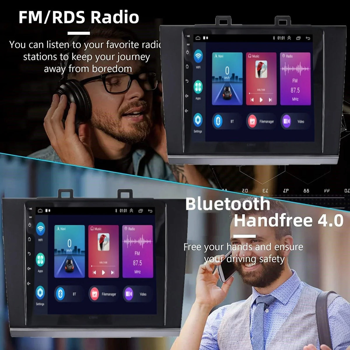Upgrade Your Subaru Legacy Outback with Android Carplay GPS 9IN Monitor Optimize Daily Commutes High-Quality Audio Streaming