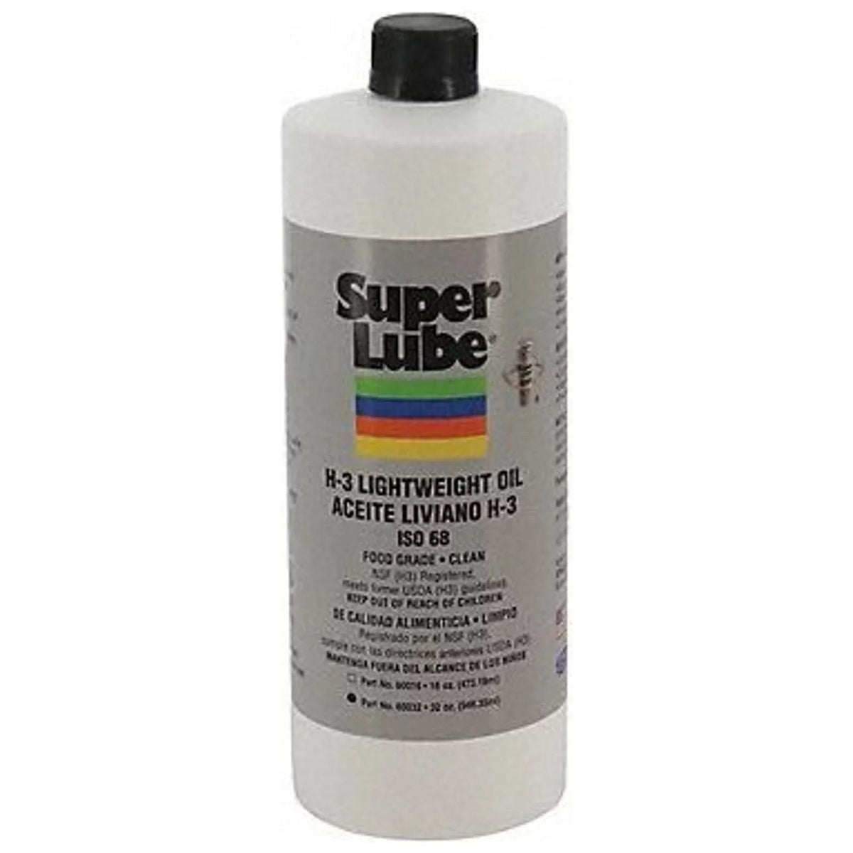 Super Lube H3 Lightweight Oil,Bottle,1 qt. 60032