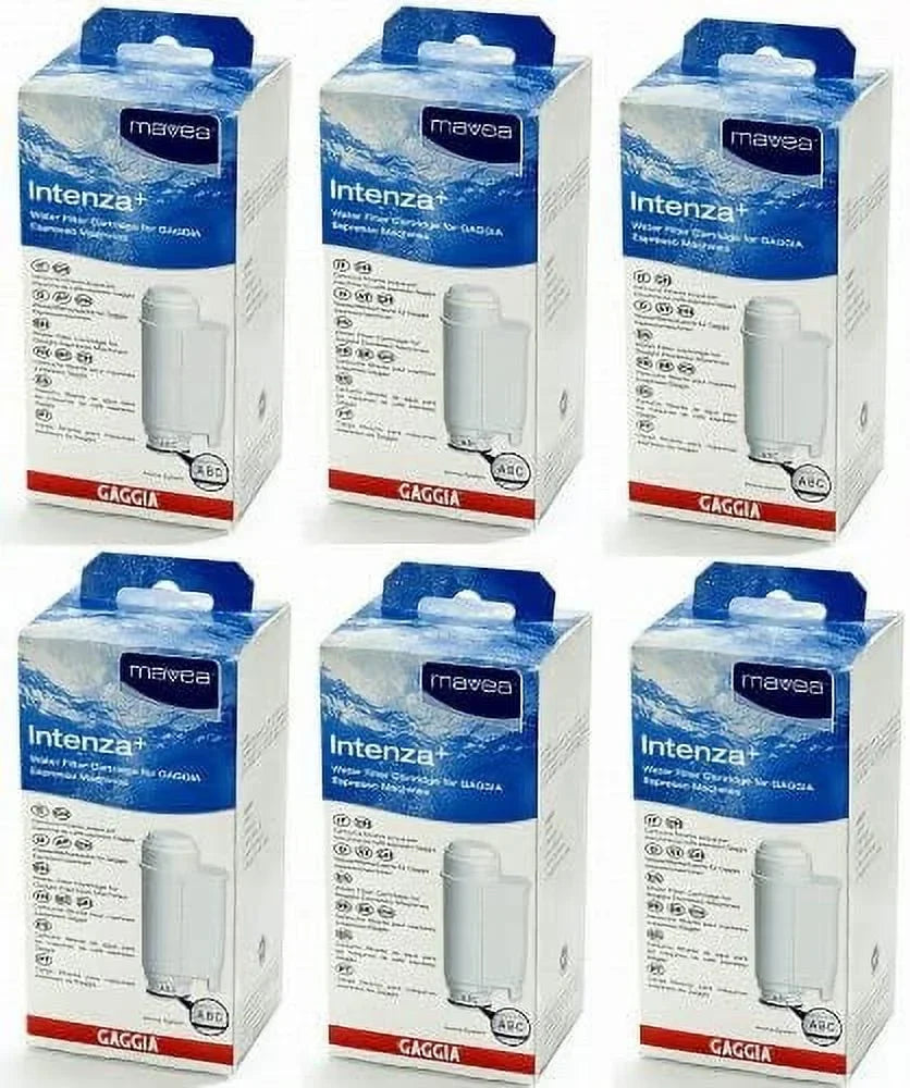 Gaggia Mavea Intenza Liquid Filter for Saeco & Gaggia Espresso Machines (6 Pack)