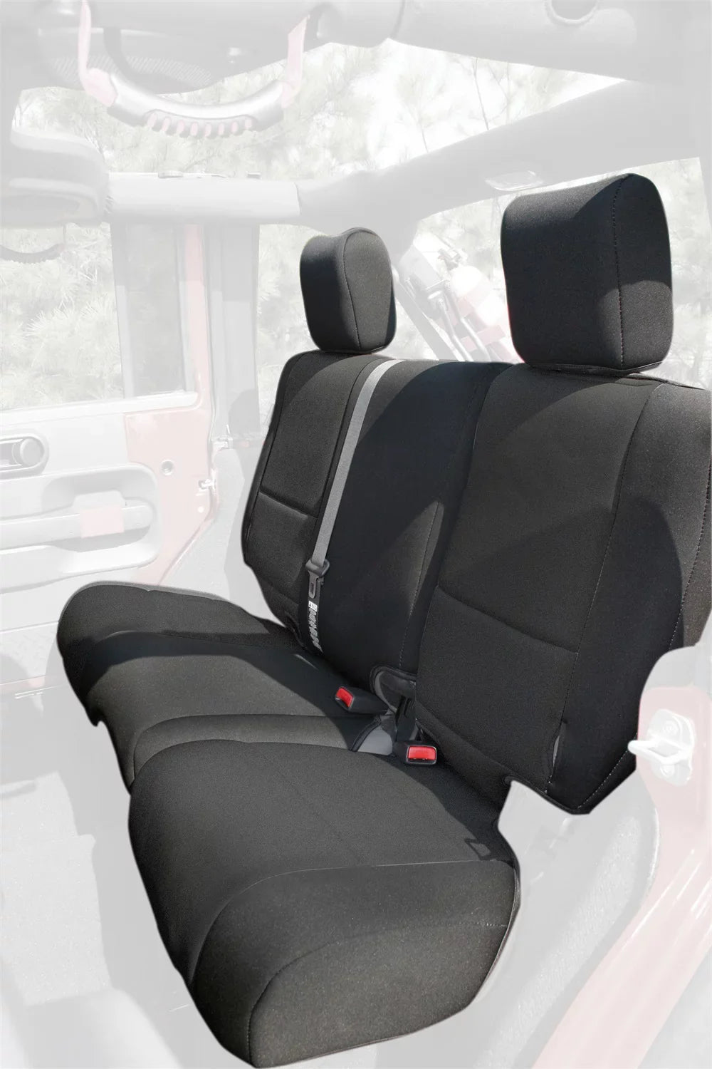 Rugged Ridge by RealTruck | 13296.01 Seat Cover Kit, Black; 2011-2018 Jeep Wrangler JK, 2 Door Compatible with Select: 2011, 2015-2018 Jeep Wrangler Unlimited