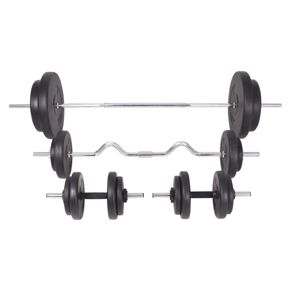 Tomshoo Barbell and Dumbbell Set 198.4 lb