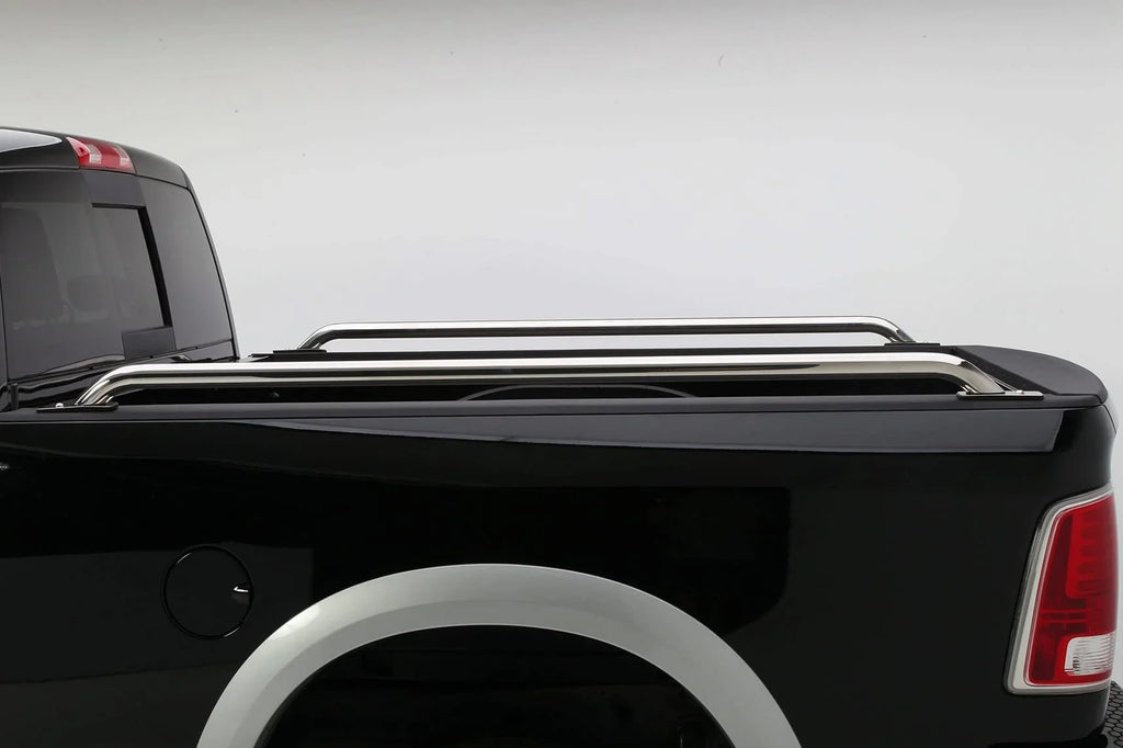 Go Rhino 8127C Stake Pocket Bed Rails For Ram 11-24 1500, Ram 19-23 1500 Classic, Dodge 09-10 Ram 1500, Ford 09-14 F-150, Ford 15-24 F-150 (Bed Length: 67.0, 67.1, 67.4Inch)