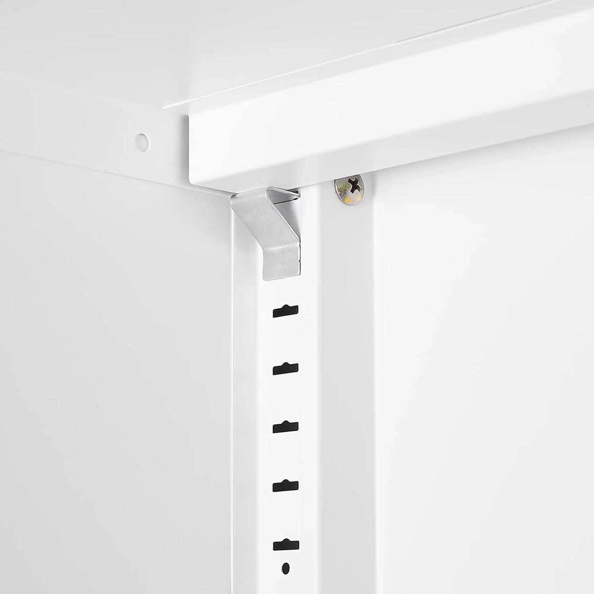 Steel Storage Cabinets, 2 door miscellaneous storage cabinet, garage tool storage cabinet, White