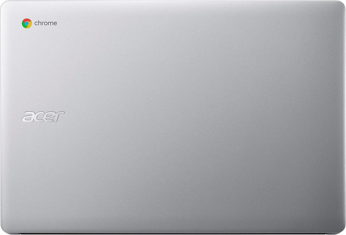 Chromebook 315 Mobile pc 15.6" HD Display, Celeron N4020, 4GB LPDDR4, 64GB eMMC, Long Battery Life, Wi-Fi 5, Bluetooth, Chrome OS, Silver with Sleeve + Tigology Accessories