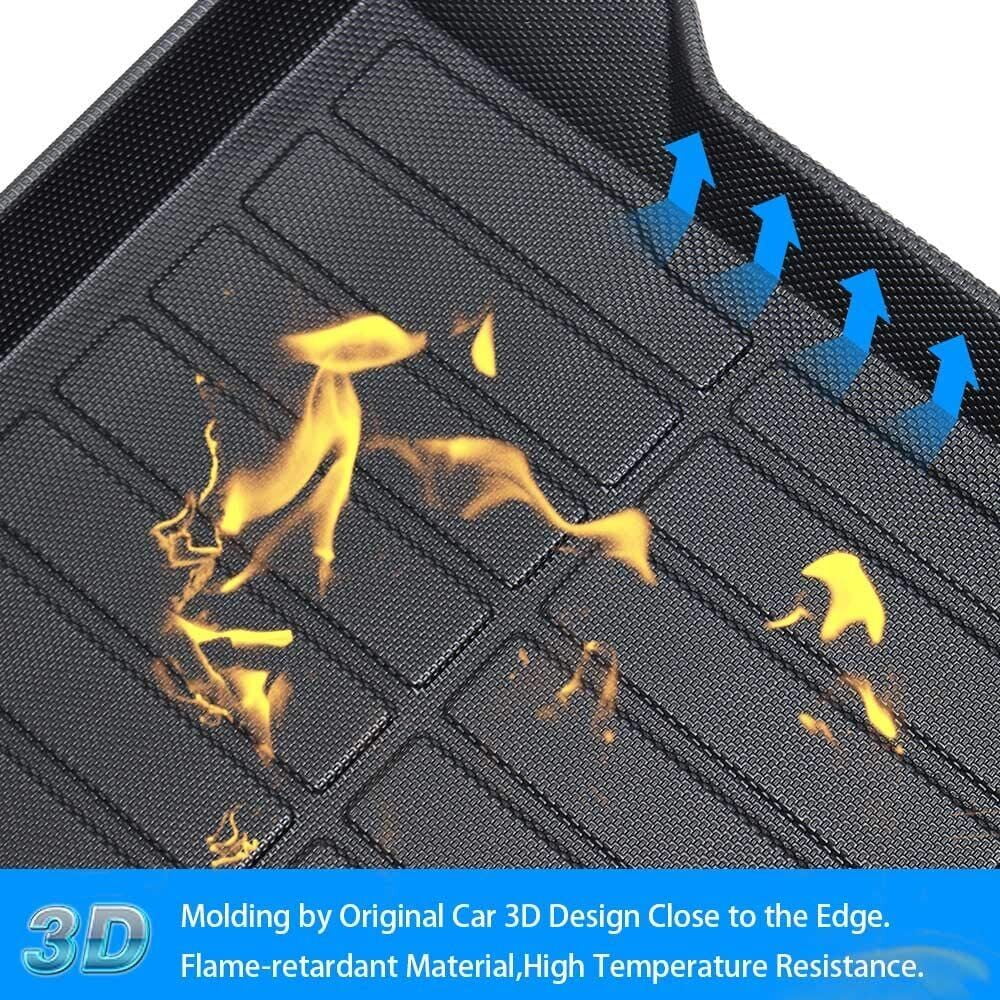 TPO Custom Trunk Liner Cargo Mats for Ford Explorer 2011-2019 Liquid Non 7-seats Models