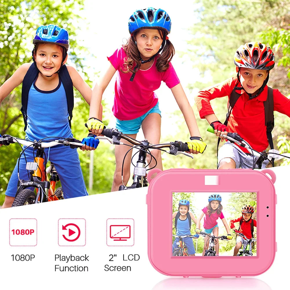 Video Camera,Camera 1080p 12mp Built-in Battery Battery New Camera Camera 1080p Kids Video Camera New Year Present Year Present Children 30m Built-in 12mp Liquid 30m