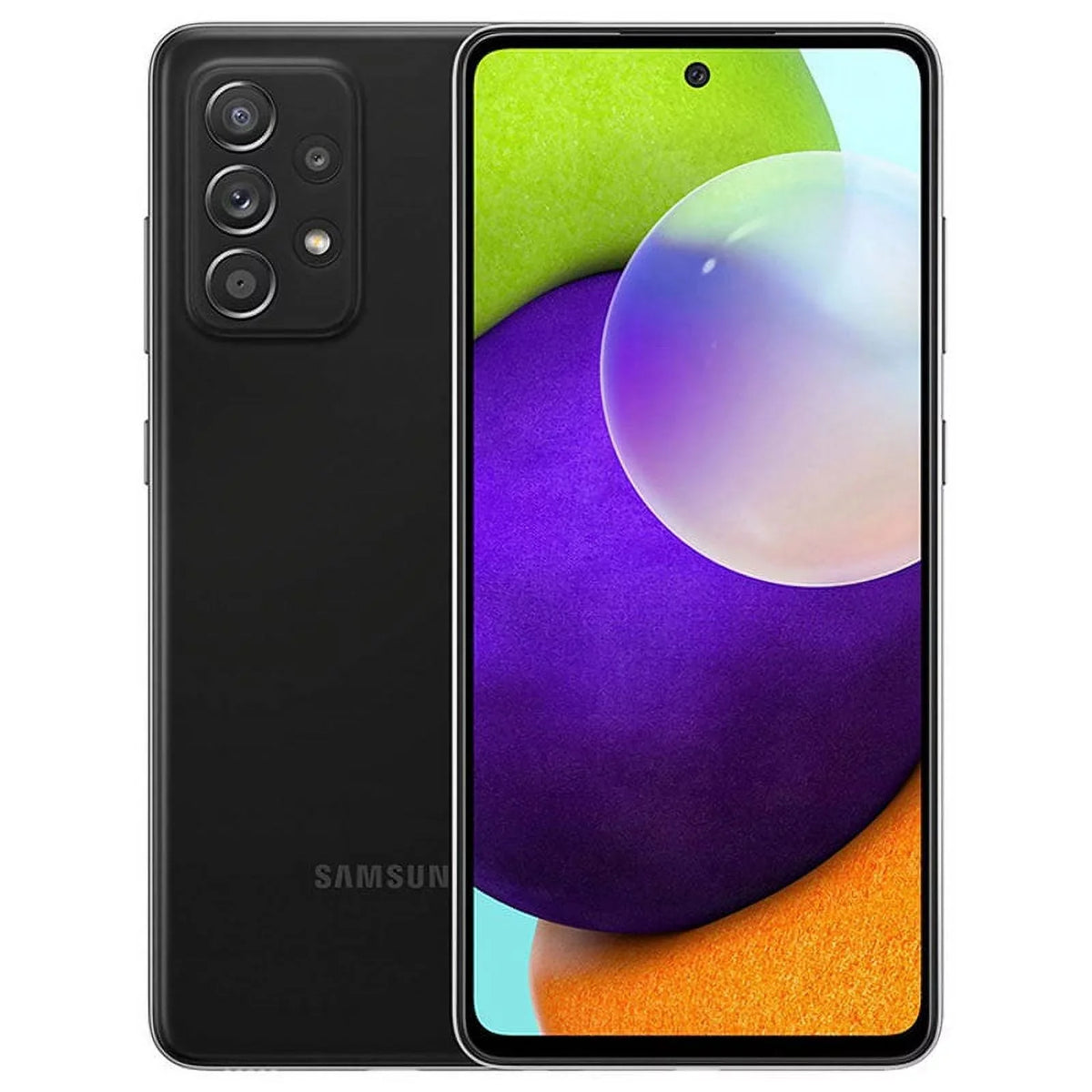 Restored Galaxy A52 5G A526U 128GB Black GSM Unlocked (AT&T/TMobile Compatible) Smartphone (Refurbished)