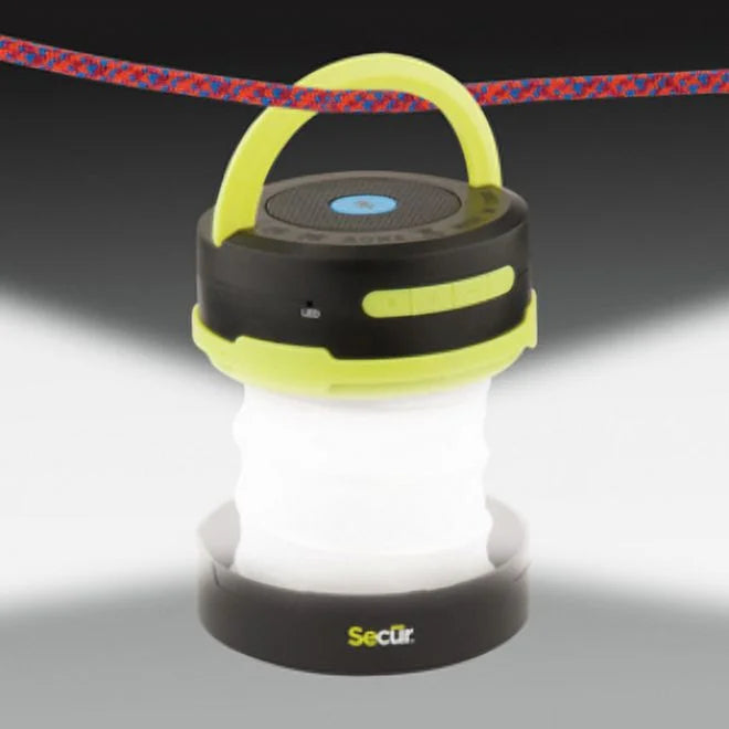 SECUR SP-5004 Bluetooth Speaker System, 3 W RMS, Black, Green