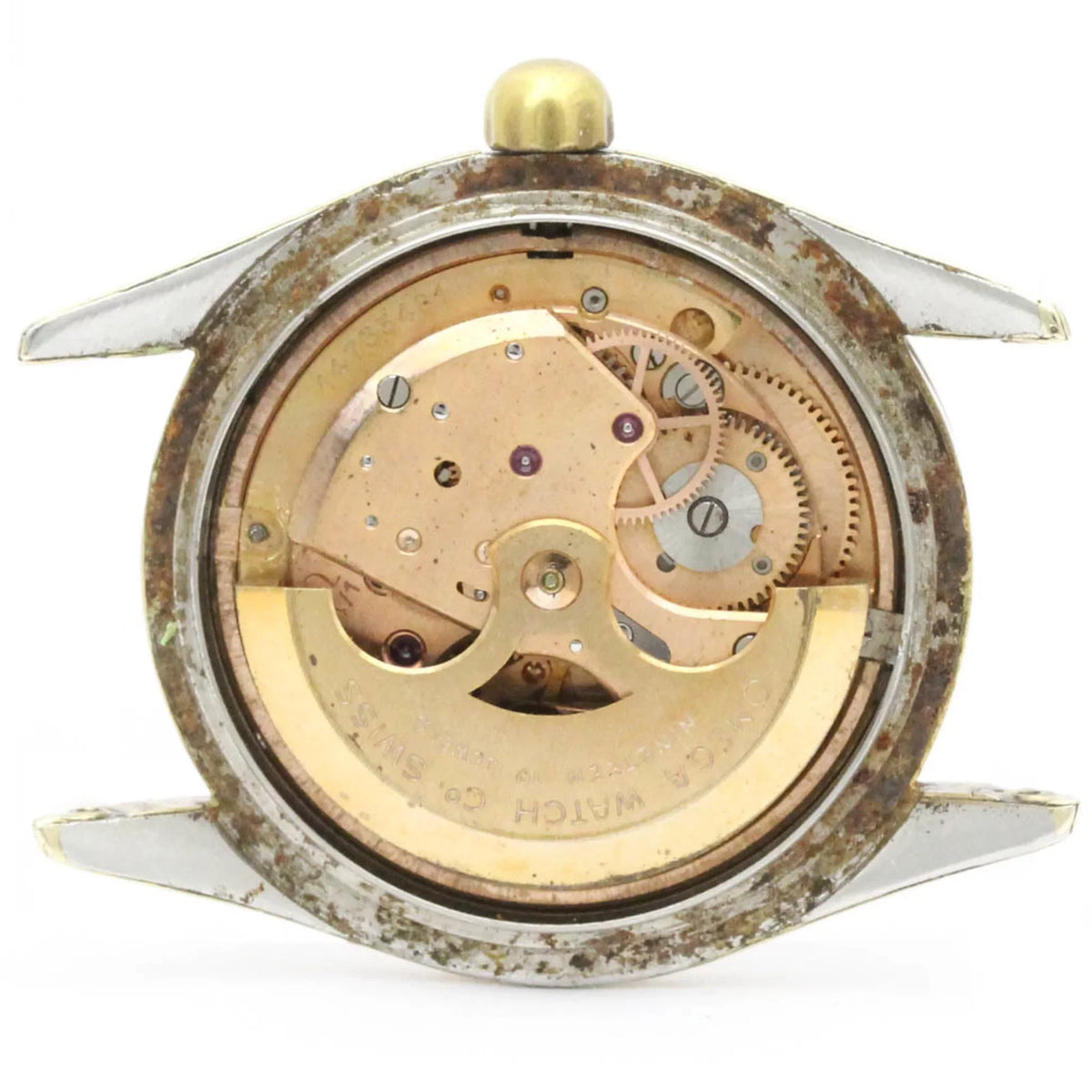 Pre-Owned OMEGA Seamaster Cal 471 Gold Plated Automatic Mens Watch 2802 Head Only BF559125 (Fair)