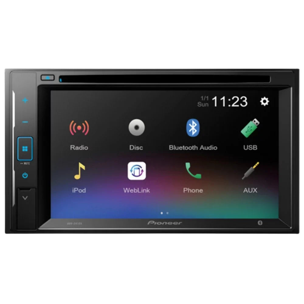 KIT4895 Bundle for 2007-2012 Nissan Altima W/ Pioneer Double DIN Car Stereo with Bluetooth/Backup Camera/Installation Kit/in-Dash DVD/CD AM/FM 6.2" WVGA Monitor Digital Media Receiver