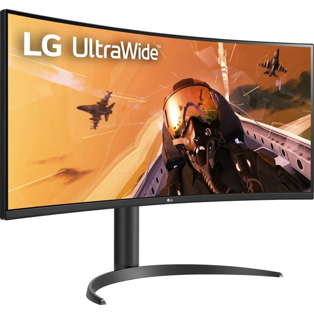 Open Box 34WP75C-B 34" Curved UltraWide QHD HDR 10 160Hz USB Type-C Monitor with FreeSync Premium Pro (65W Power Delivery)