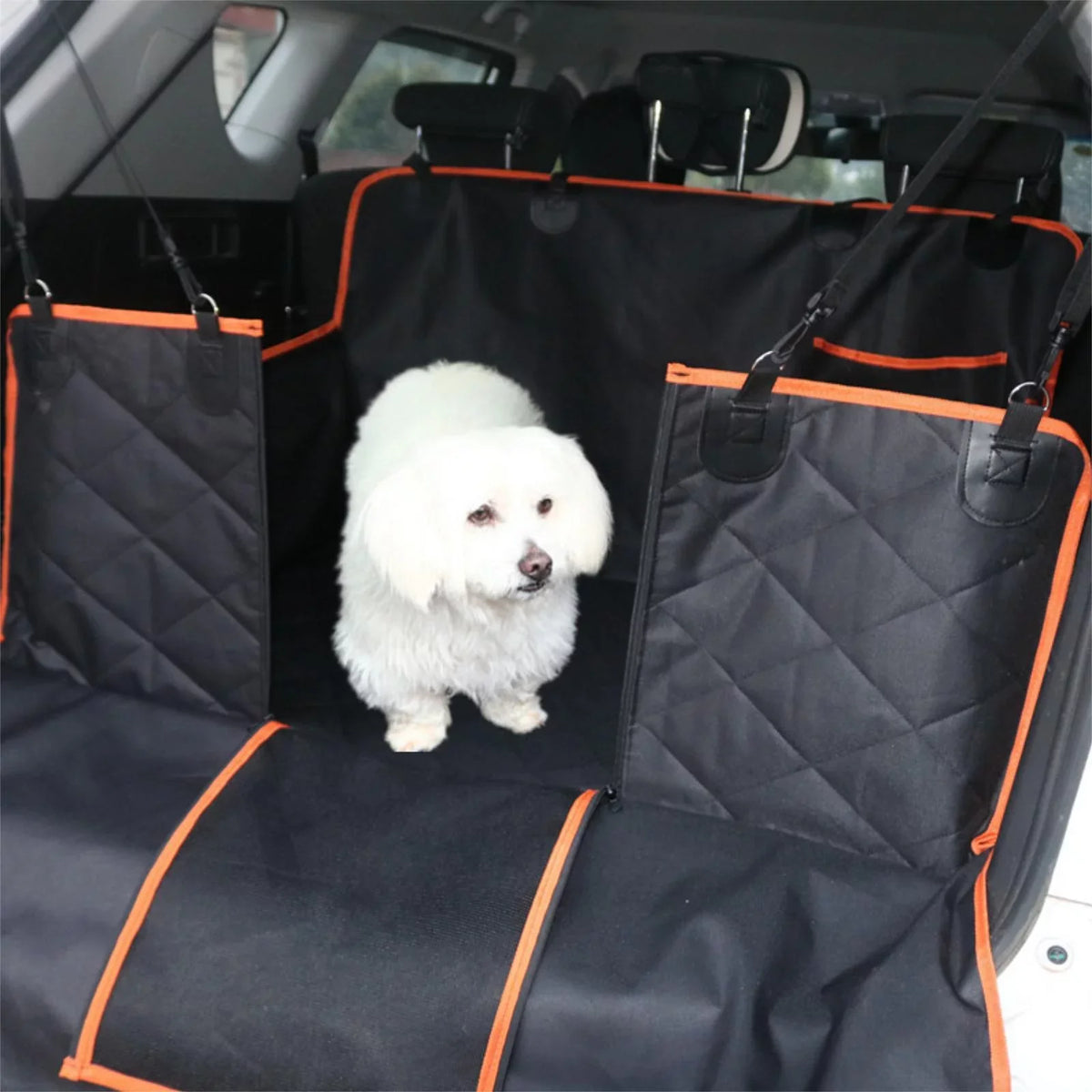 Holocky SUV Cargo Liner for Dogs Trunk Seat Cover for Pets Liquid Car Trunk Protector Trunk Cover Mat for SUVs