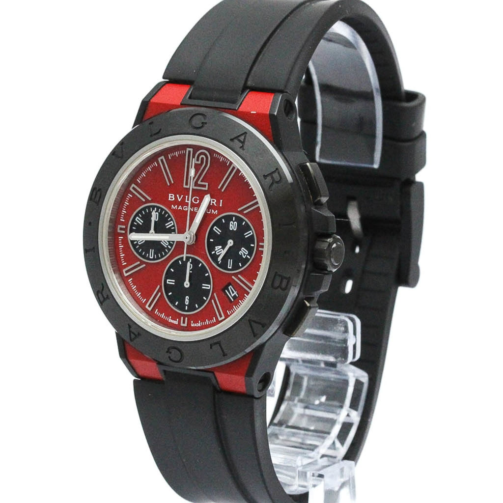 Pre-Owned BVLGARI Diagono Magnesium Chronograph Ceramic Automatic Watch DG42SMCCH BF567466 (Good)