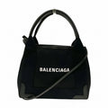 Pre-Owned Balenciaga Navy Cabas XS 390346 2WAY Bag Handbag Shoulder Ladies (Good)