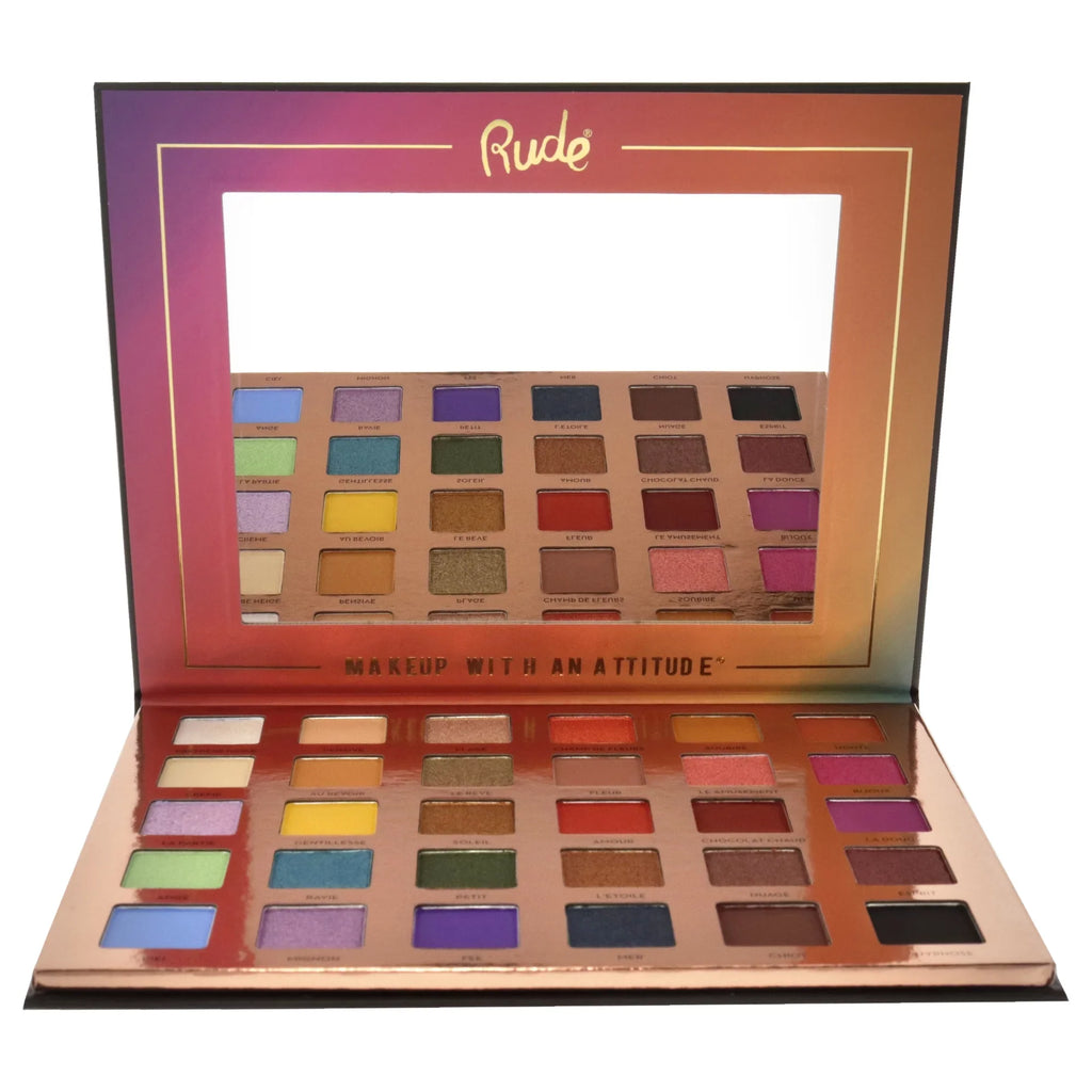 Rude Cosmetics Cest La Vie 30 Eyeshadow Palette , 1.13 oz Eye Shadow