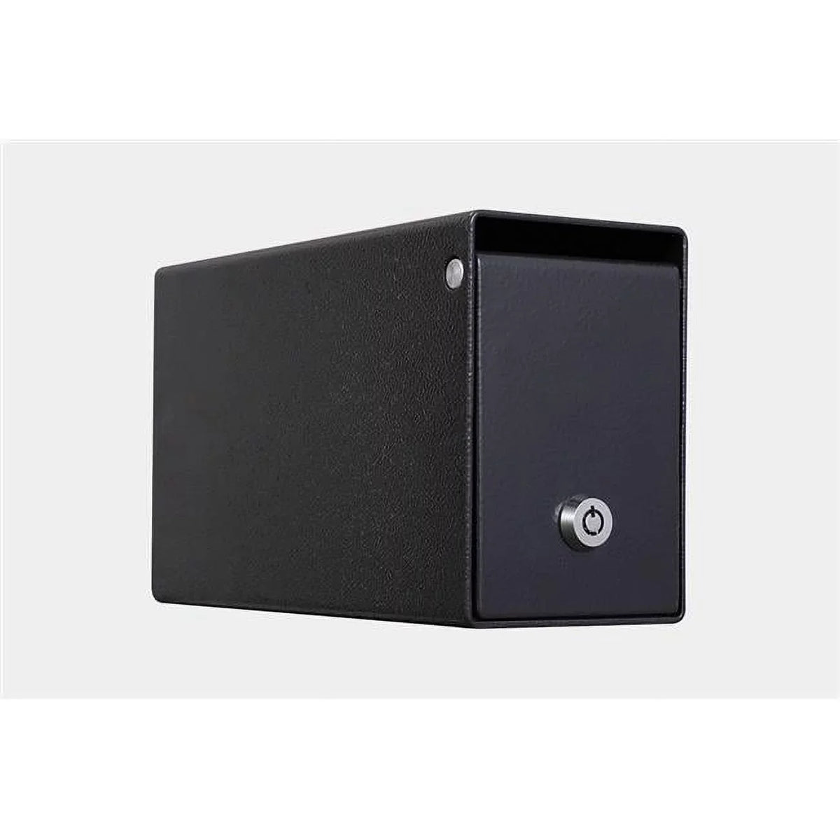 0.12 cu ft. Under Counter Drop Box Security Safe Locker, Black