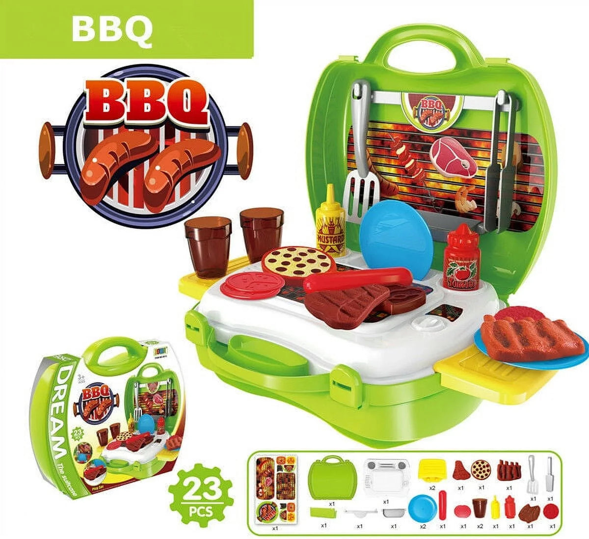 Kitchen Set Toys BBQ Grill For Kid