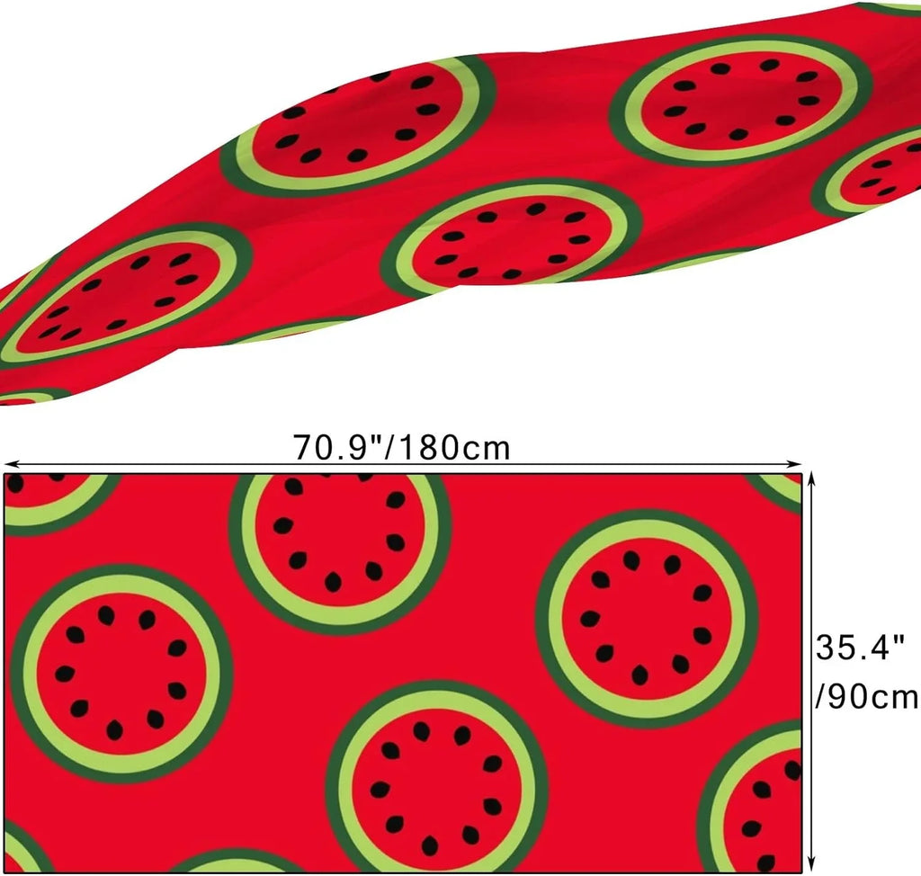 Hyjoy Fluid Pattern Long Silk Neck Scarf Lightweight Shawl Wrap Scarves for Women Girls