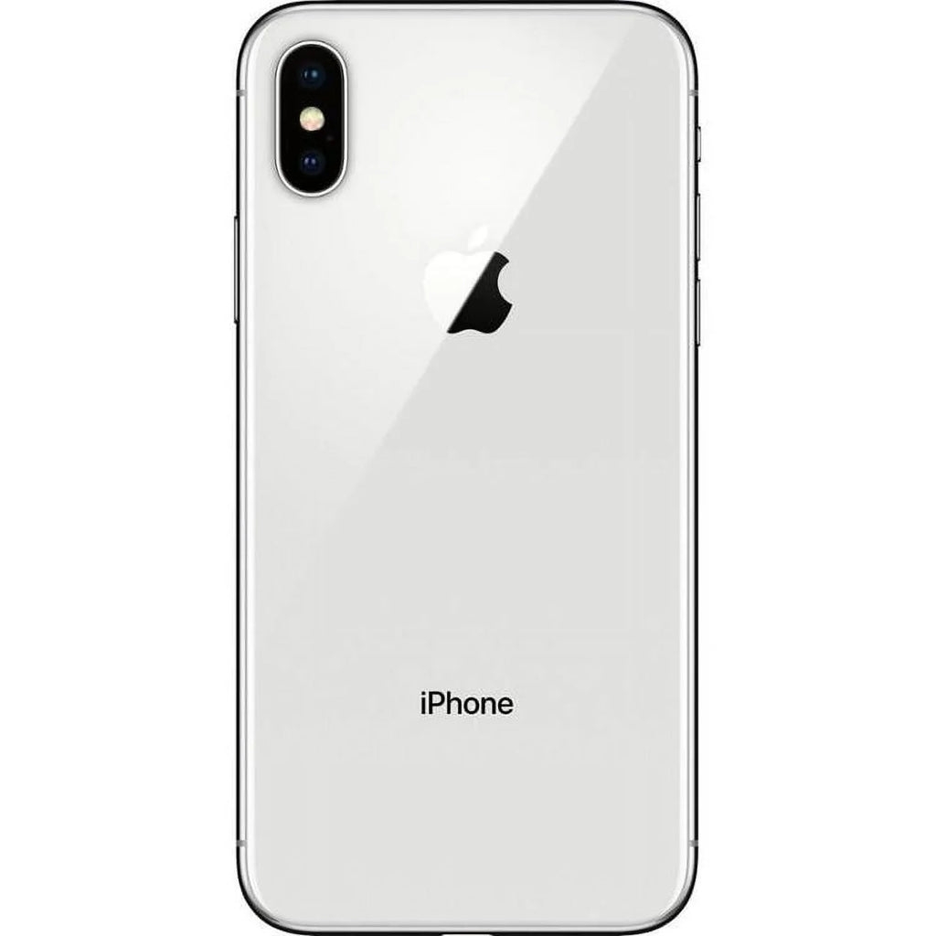 iPhone X A1865 (Fully Unlocked) 64GB Silver Pre-owned - Grade A)