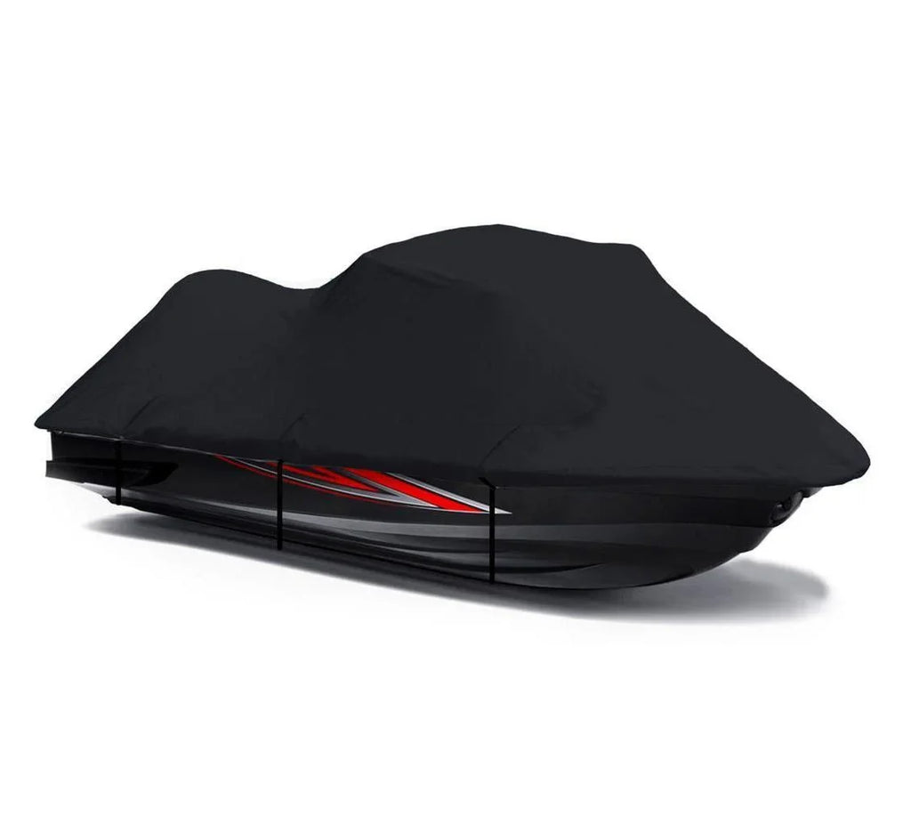 BLACK 600 DENIER JetSki Cover Compatible for Bombardier Sea Doo Sea-Doo SP 1993 1994 1995 1996 1997 1998 Fluid Jet Ski PWC Cover 1 Seater