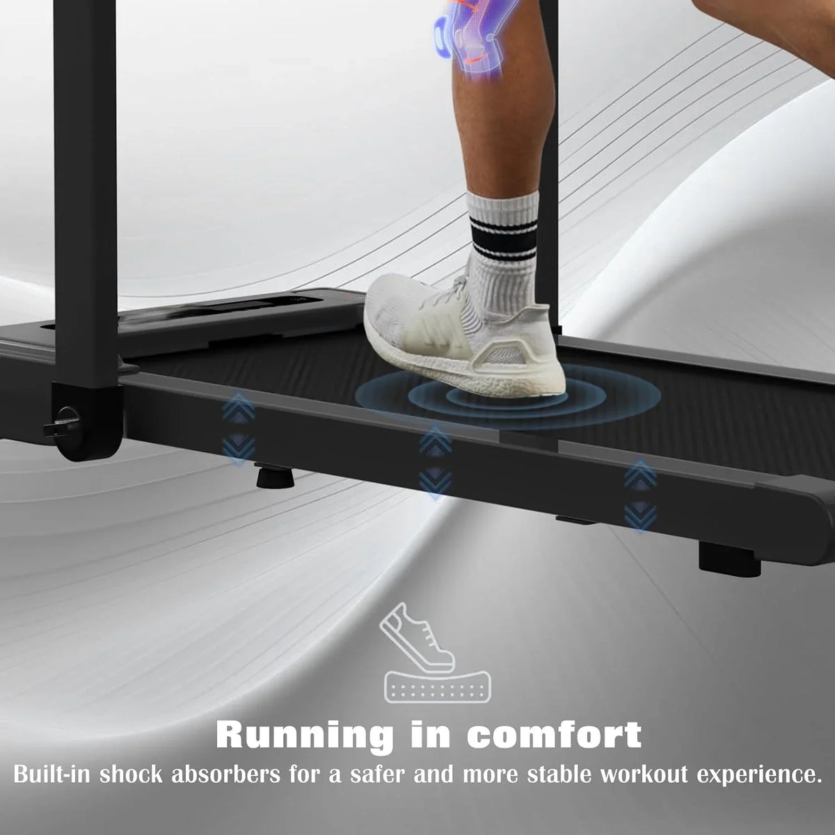 Walking Pad Treadmill, Under Desk Treadmill, Stable and Tough 300 Lb Capacity Treadmills for Home Small, Installation-Free with Remote Control