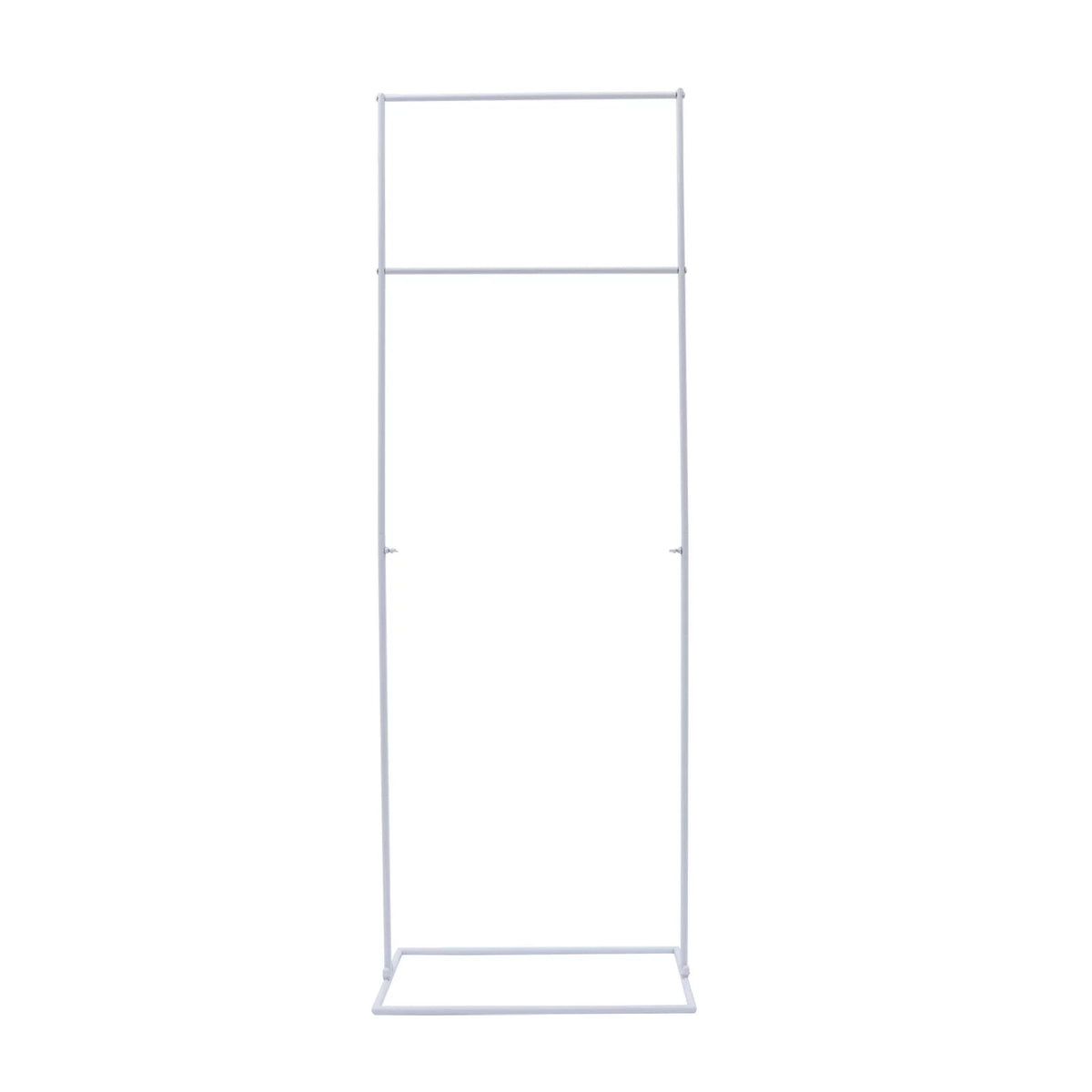 White/Golden Wedding Arch Rectangle Backdrop Stand Iron Balloon Flower Display Frame Decor