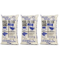 U.S. Silica 50lbs Mystic White II Swimming Pool Filter Sand, White (3 Pack)