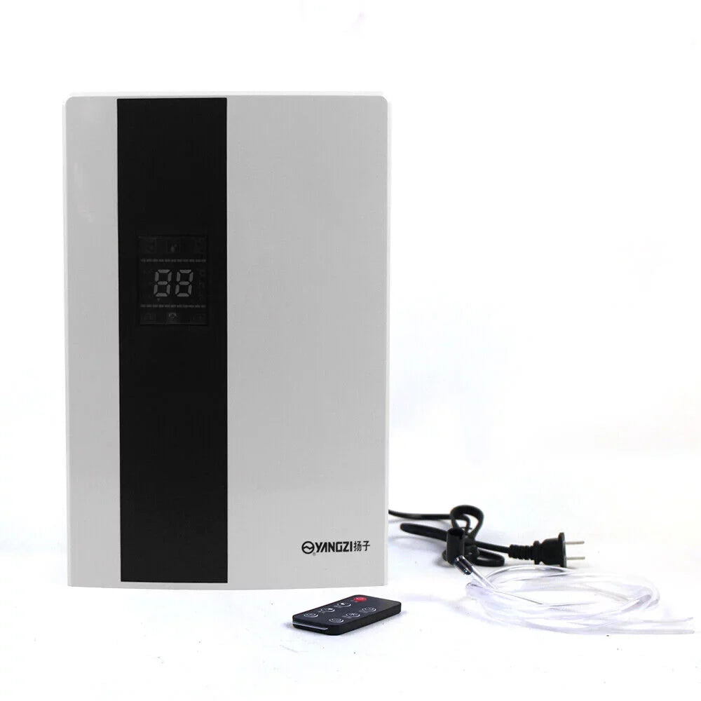 TOOL1SHOoo Portable 2200ml Ultra Quiet Dehumidifier with LCD and Remote Liquid Tank Dehumidifier