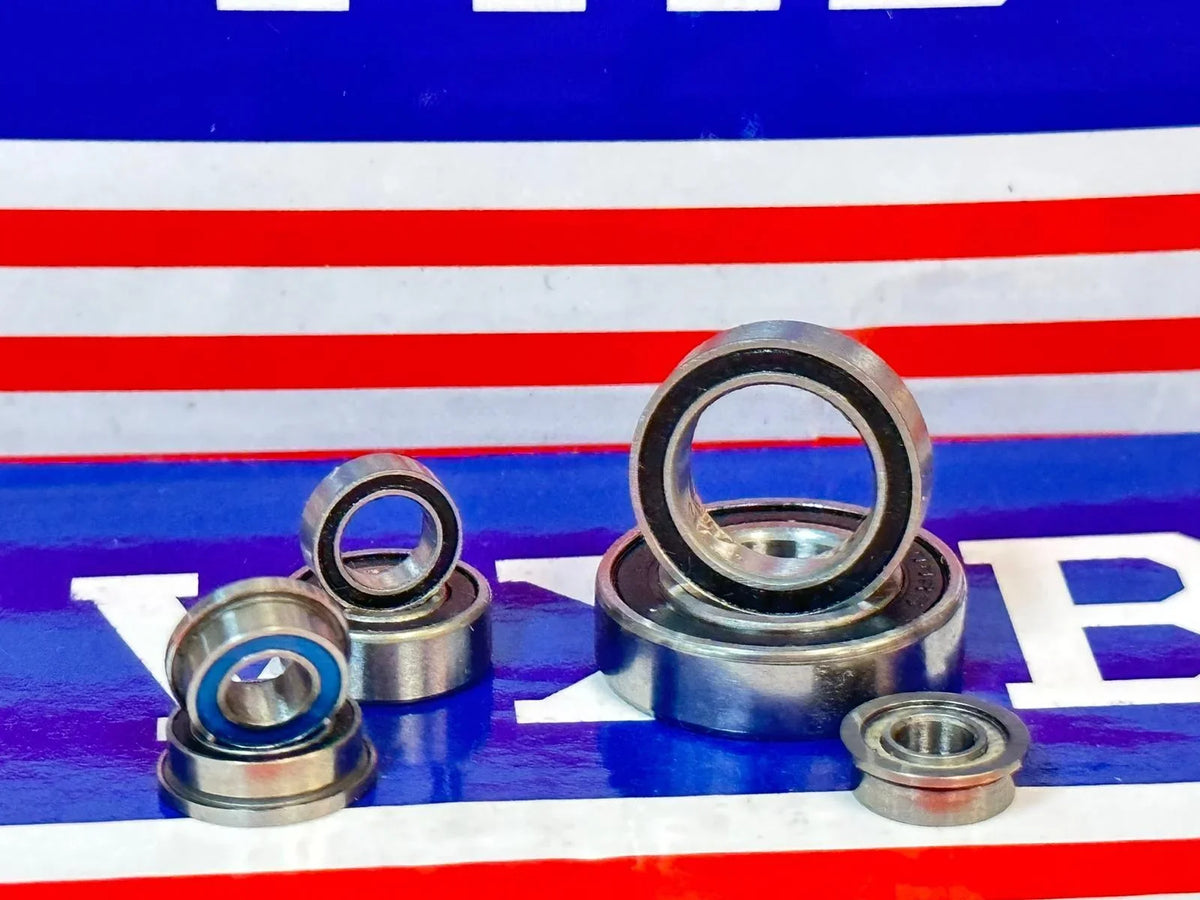 Team Associated Chrome Steel Scale set of 8 RC Bearing