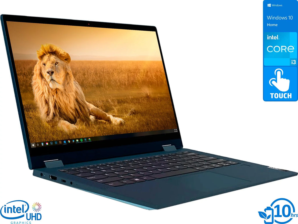 IdeaPad Flex 5 2-in-1, 14" IPS FHD Touch Display, Core i3-1115G4 Upto 4.1GHz, 8GB RAM, 256GB NVMe SSD, HDMI, Card Reader, Wi-Fi, Bluetooth, Windows 10 Home S (82HS00BVUS)