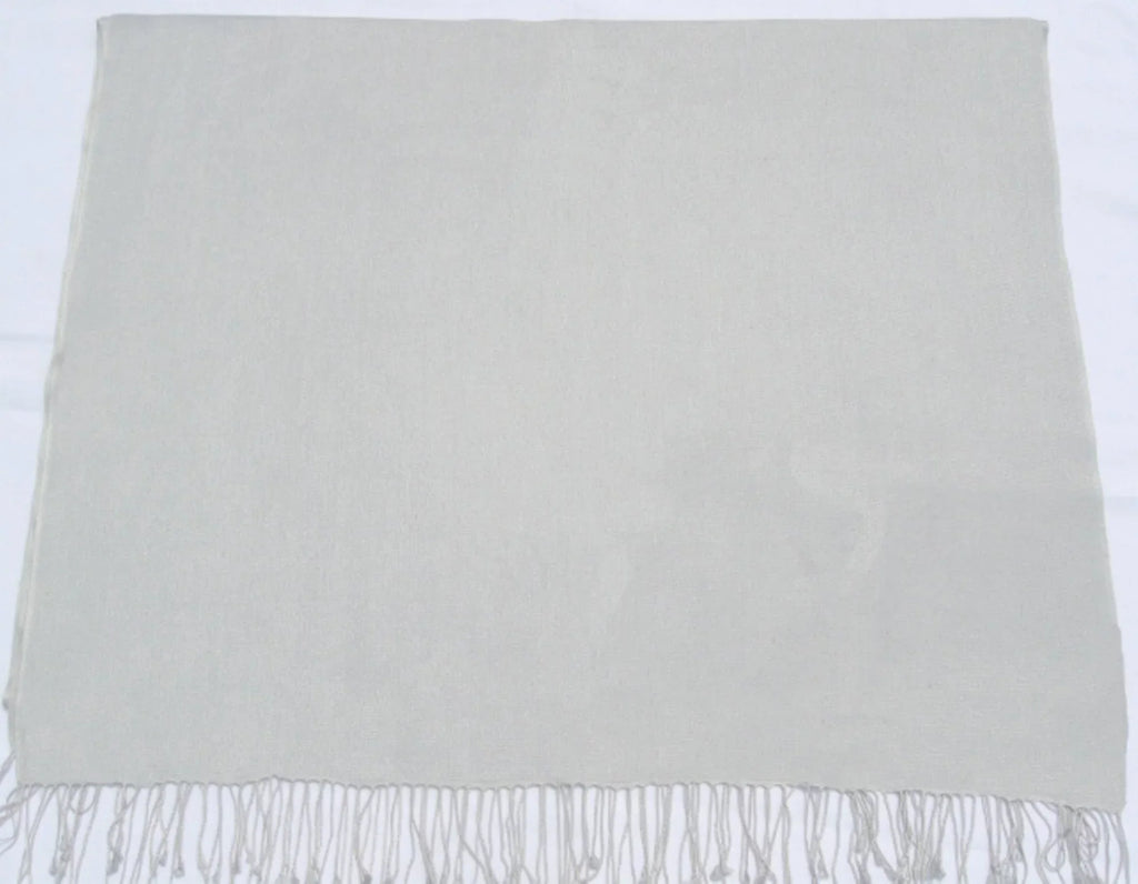 Scarf/Scarves/Shawl/Shawls/Stole/Wrap/Pashmina Scarf/Pashmina Shawl/Cashmere/Cashmere Scarf/Wool/Silk (Silver Grey)