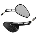 Teledu Black Rear View Mirrors Harley Softail Deluxe FLSTN Fits 2005-2017 Fits 2016 8mm