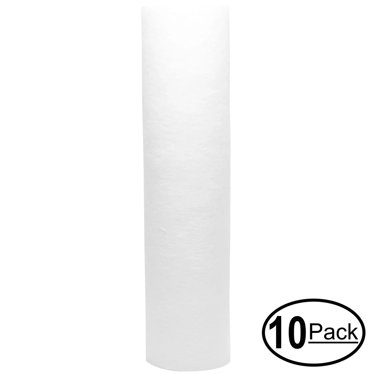 10-Pack Replacement for PurePro RO105-UV Polypropylene Sediment Filter - Universal 10-inch 5-Micron Cartridge for PurePro Typical RO System - Denali Pure Brand