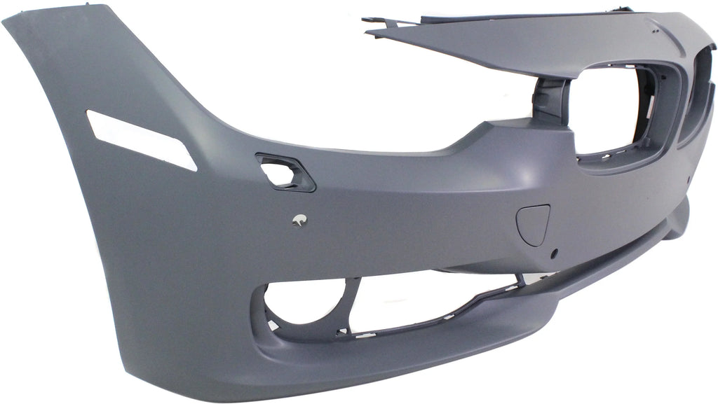 Front BUMPER COVER Compatible For BMW 3-SERIES 2012-2015 Primed STD Type with HLW PDC Holes/Cam Sedan/Wagon