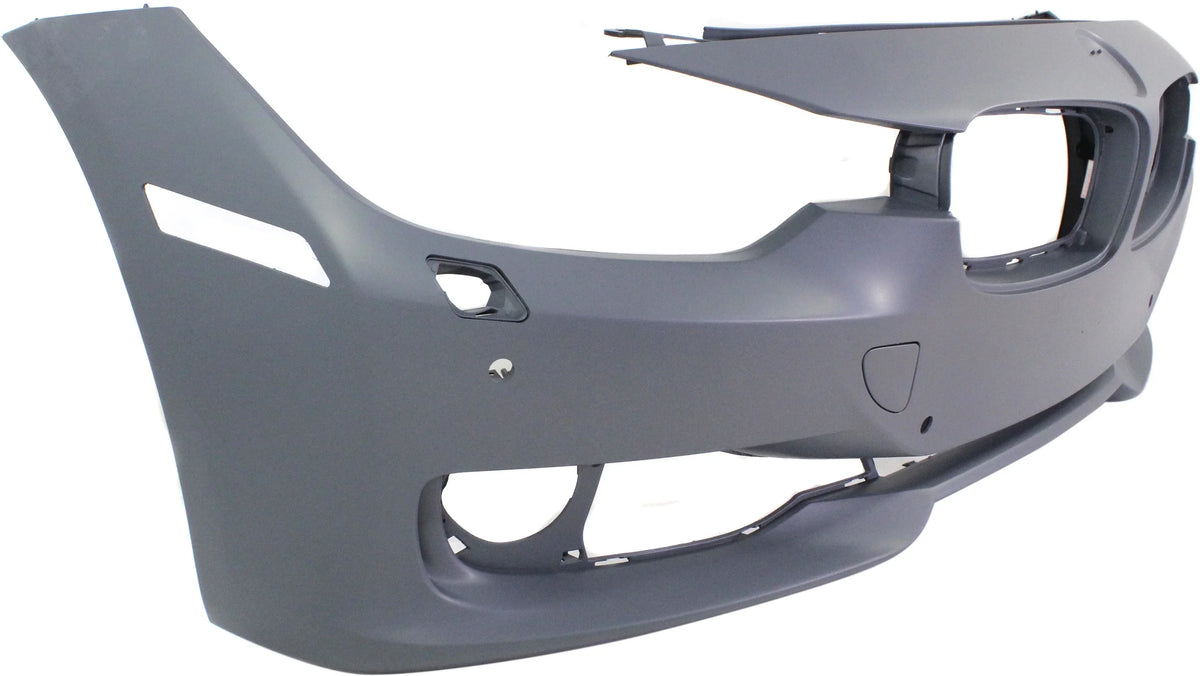 Front BUMPER COVER Compatible For BMW 3-SERIES 2012-2015 Primed STD Type with HLW PDC Holes/Cam Sedan/Wagon