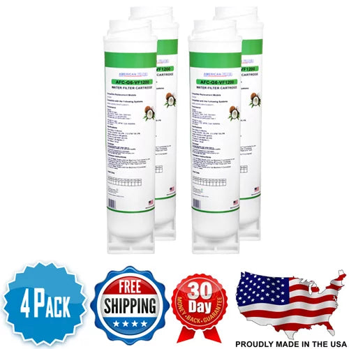 AFC Brand , Fluid Filters , Model # AFC-G6 , Compatible with GE® FQSVF - 4 Filters - Made in U.S.A.