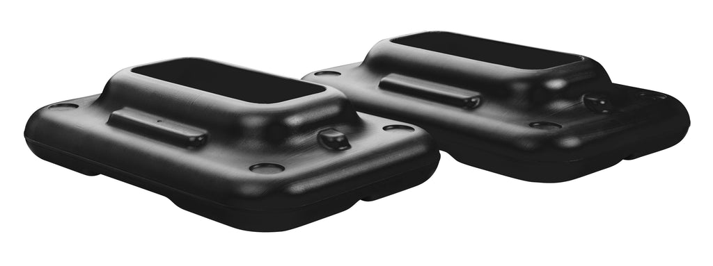 The Step Original Circuit Size Aerobic Stepper Platform with Grey Nonslip Platform and Two Original Black Risers