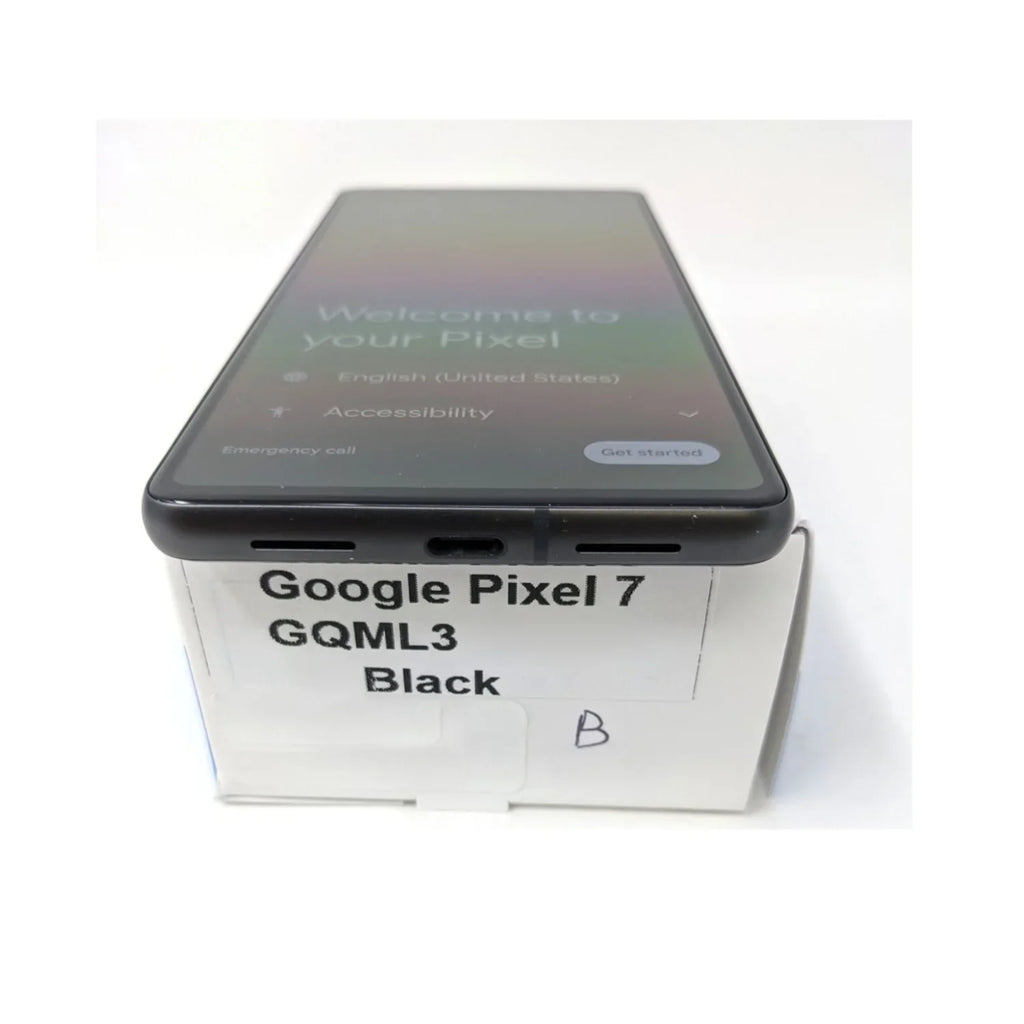 Pre-Owned Google Pixel 7 5G 256GB GQML3 Factory Unlocked 6.3" 8GB RAM 50 MP Smartphone - Black (Good)