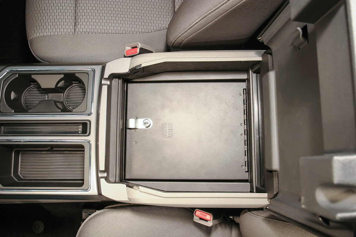 Tuffy Security 317-01 Security Console Insert Fits select: 2015-2021 FORD F150, 2017-2022 FORD F250