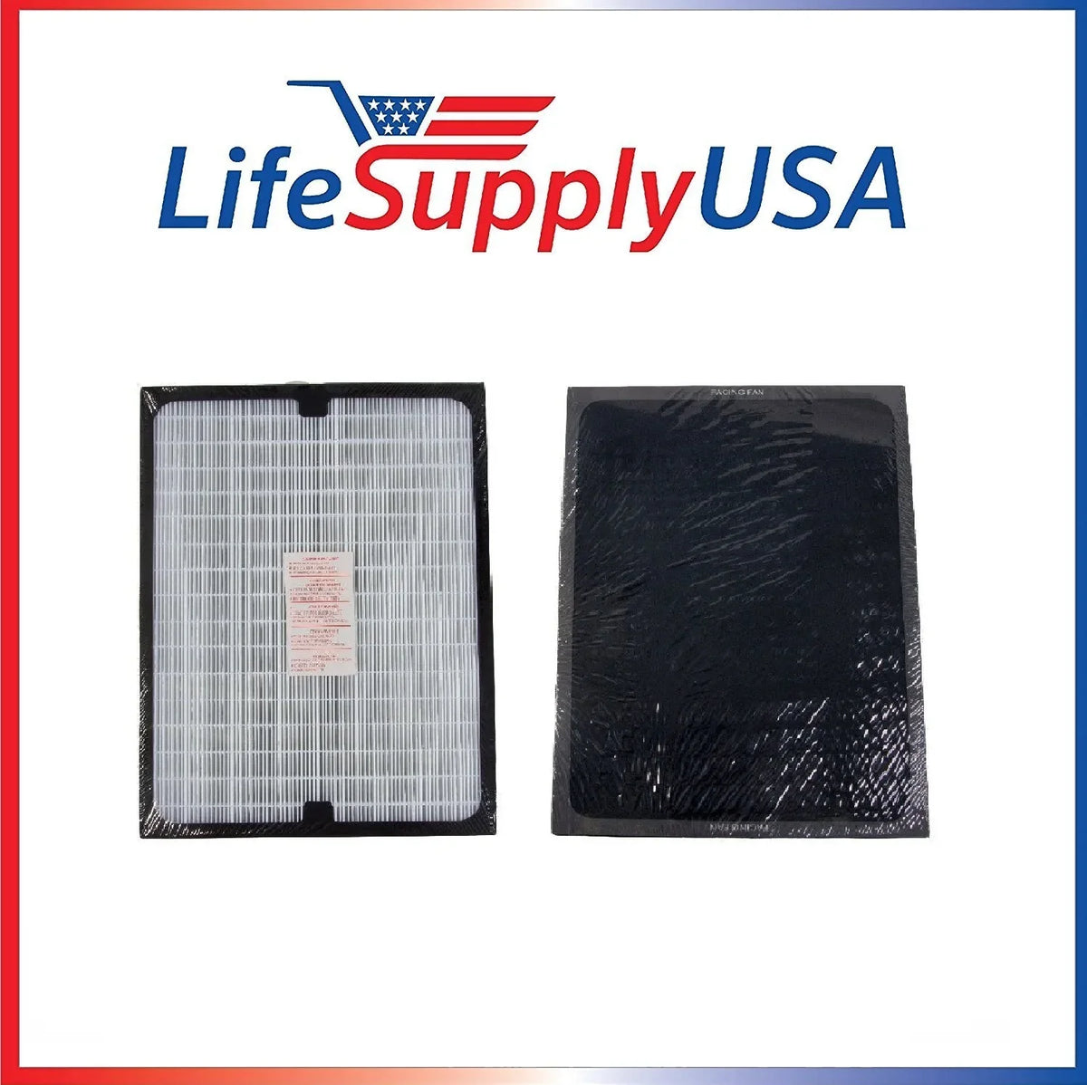 LifeSupplyUSA (4-Pack) HEPA filter Replacement Compatible with all Blueair 200 Series SmokeStop Smoke Stop 201, 203, 215B, 250E, 270E, and 303 air purifiers