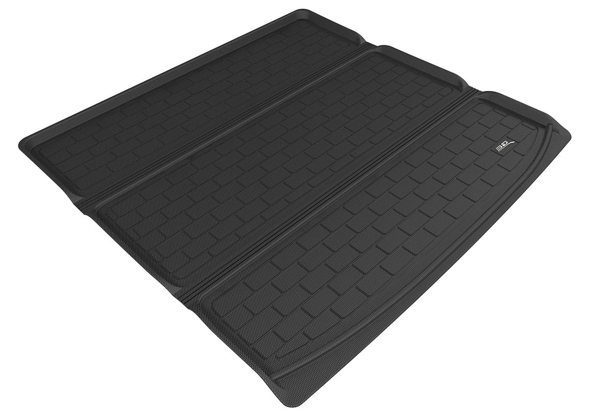 3D Maxpider 2015-2019 Fits Chevrolet Tahoe Fits GMC Yukon Kagu Black Behind 2nd Row Stowable Embossed Pattern Cargo Liner M1Ch0621309