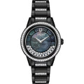 Bulova Women's Classic Crystal Black Stainless Steel Watch 98L252