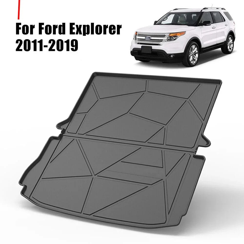 TPO Custom Trunk Liner Cargo Mats for Ford Explorer 2011-2019 Liquid Non 7-seats Models