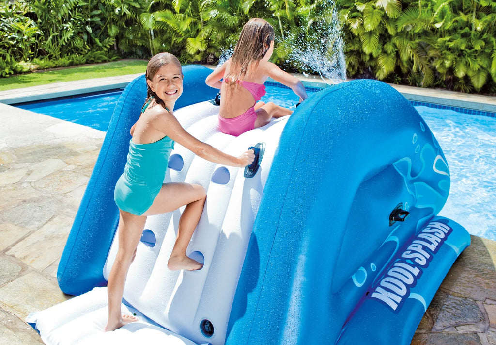 Intex Kool Splash Inflatable Play Center Fluid Slide | (Open Box) (2 Pack)