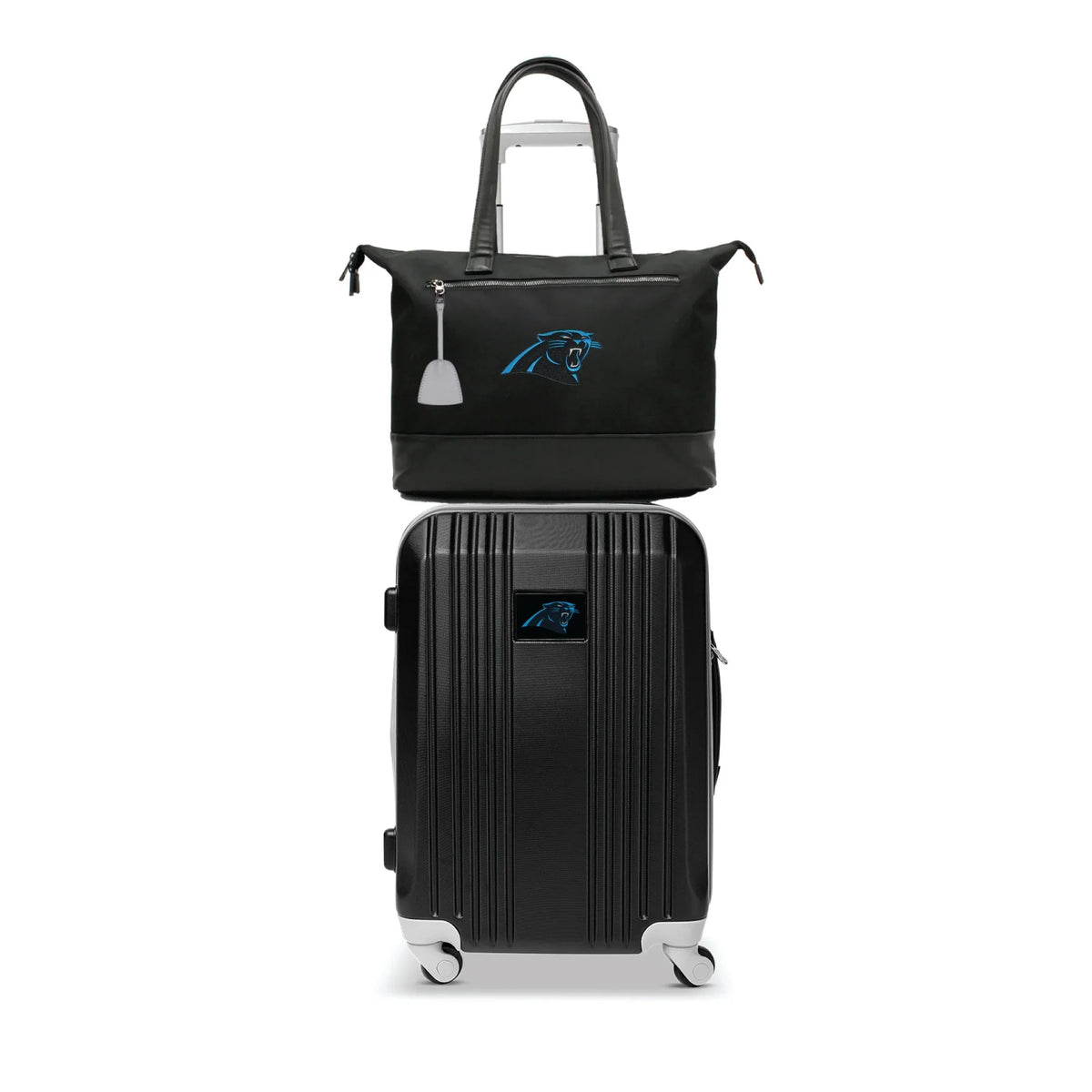 MOJO Carolina Panthers Premium Mobile pc Tote Bag and Luggage Set
